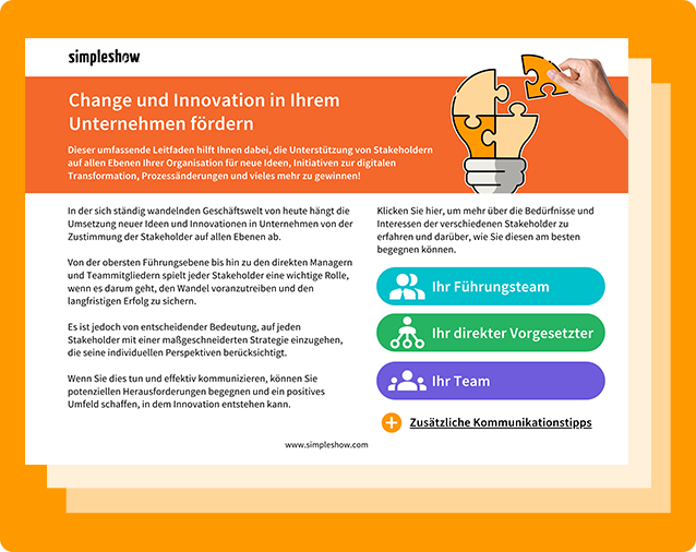 Leitfaden F R Effektive Stakeholder Kommunikation Simpleshow