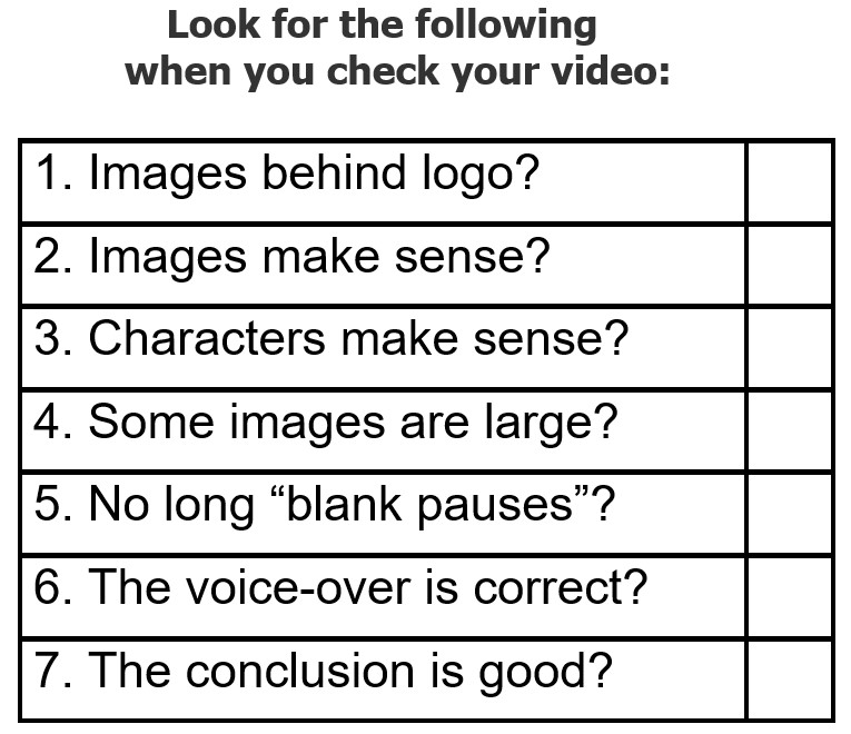 Essential Tip 11 for Making mysimpleshow Videos - Check the video before finalising