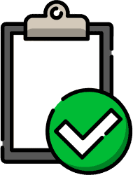 A clipboard with a green check mark indicating how misunderstandings can be avoided with video communication