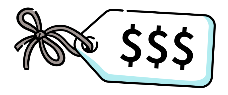 Ein Preisschild mit drei Dollarzeichen, das zeigt, wie Videos zur Erklärung komplexer Preislisten eingesetzt werden können